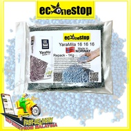 1KG 16 16 16 Baja Subur/Pokok/Buah Import YARAMILA 16/16/16 Compound Fertilizer (Re-Pack)