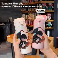 Tumbler SOLO LEVELING 420ml stainless steel 304 Anti-Leak Hot & Cold Suitable for Traveling CUPLXSPW