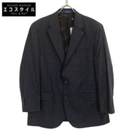 Polo Ralph Lauren 炭灰色現代羊毛混紡法蘭絨夾克，尺寸 44R