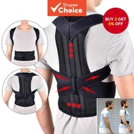 Adjustable Back Brace Posture Corrector, Shoulder Support Trainer, Waist Belt for Men and Women, Upp