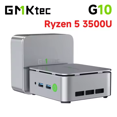 GMKtec G10 Mini PC AMD Ryzen 5 3500U 16GB DDR4 500GB SSD NVMe Wifi5 BT5.0 Windows 11 Triple Display