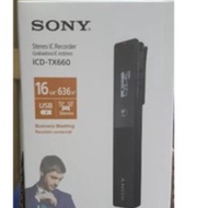 Sony ICD-TX660 16GB Digital Voice Recorder TX SERIES