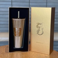 Starbucks New Style 2024 Year of the Dragon Zodiac Plastic Durian Straw Cup Adult Gift Box Gift Mug