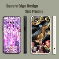 Casing For OPPO A5 A9 A53 A32 A7X Reno 6 5 Z 2020 5G golden kpop Demon Hunters Rumi Mira zoey DJY01 