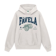 PREMIUM RUSS SWEATER HOODIE FAVELA Broken White