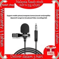 【Local shop】mini Lavalier microphone wireless live broadcast mikrofon karaoke microphon clip mic asm