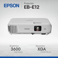Projector Epson EB-E12 (XGA Resolution, 3600 Ansi Lumens) รับประกันศูนย์ 2 ปี