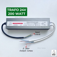 24v 100w 120w 200w 300w 400w waterproof power supply led adapter 24 volt ip67 poolTrafo