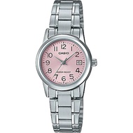 Casio นาฬิกาข้อมือผู้หญิง สายสแตนเลส รุ่น LTP-V002 ของแท้ประกันศูนย์ CMG