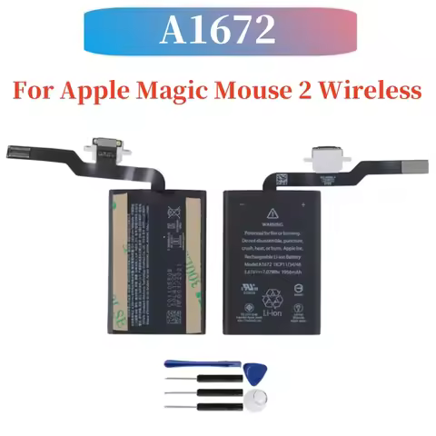 New A1672 Battery For Apple Magic Mouse 2 Wireless 1956mAh Hight Quality Batteria +Free Tools