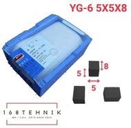 MATA WIDIA YG6 5x5x8 BOX ISI 300 / BETEL WIDIA CEMENTED CARBIDE TIP YG-6 5X5X8 / PAHAT WIDIA TUNGSTE