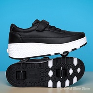 【100% High Quality】XONGT Teenager roller skates two-wheeled skateboard shoes outdoor sports pulley w