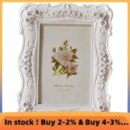 6 Inch Retro White Photo Frame Photo Display Photo Frame Poster Home Decoration Wall Hanging Photo F