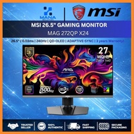 MSI MAG 272QP QD-OLED X24 26.5" GAMING MONITOR ( 26.5" 2K QD-OLED / 0.03MS / 240HZ / ADAPTIVE-SYNC /