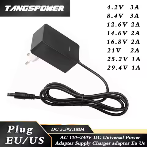 4.2V 8.4V 12.6V 16.8V 29.4V Power Supply Charger Charger Adapter for hdmi splitter WiFi for deko Scr