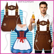 INF Printed Oktoberfest Apron for Adults for Party Hosting and Service