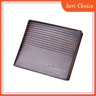 B214 Wallet Lelaki Short Purse Wallet For Man PU Leather Wallet Dompet Kulit Lelaki Bag Purse Wallet