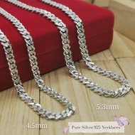 Necklace Pure Silver 925/Rantai Perak 925 Silver Necklace 925 Silver Necklace