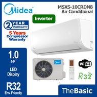 MIDEA AirCond 1.0HP-2.5HP R32 Xtreme SavE Inverter Air Conditioner WiFi Ready (MSXS-10CRDN8/13CRDN8/19CRDN8/25CRDN8)