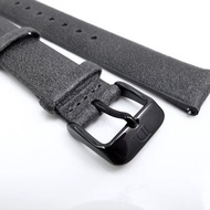 快拆皮革錶帶-深灰色