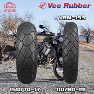 110/80-19 ปี19  ,  150/70-17 , 110/80-19+150/70-17 ยี่ห้อ VEE RUBBER  รุ่น VRM 193 ยางหน้าปี19 ยางหล