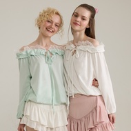 (PAPERS) Gypsy Vanner Off-Shoulder Top