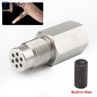 TIMEKEY Universal Stainless Steel Check Engine Light CEL Mini Catalyst O2 Sensor Spacer Adapter M18X