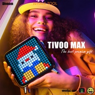 Divoom Bluetooth Speaker Tivoo-max with App-Controlled LED,Notification,Smart Alarm Clock,Entertainment,Good Choice for him and for her, birthday, anniversary, valentines day,