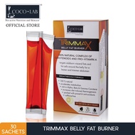 Trimmax Belly Fat Burner Liquid Sachet (30 Sachets) [Travel-Friendly] COCOLAB [Waistline Reduction a