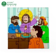 【12 Designs】Christian Easter Bible Story Games | Wooden Puzzles for Toddlers | Wooden Prize Wheel