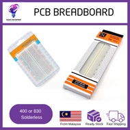 Solderless Breadboard – 400 or 830 Holes (medium & Full Size)