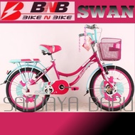 SEPEDA 16 18 20 BNB SWAN ANAK PEREMPUAN KERANJANG BONCENGAN