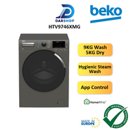 Beko Washer Dryer 2 in 1 Washing Machine Front Load Combo Mesin Basuh 9KG Wash 5KG Dryer 洗衣机烘干机 HTV9746XMG