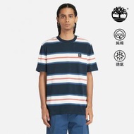 Timberland - 男款條紋短袖 T 恤