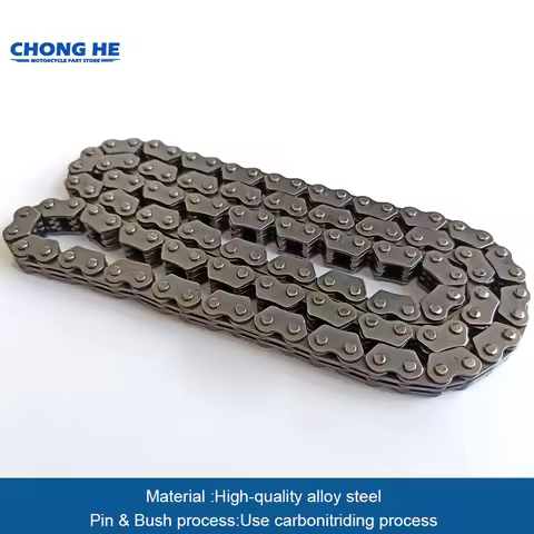 3x4 3*4 124L 124 Link Motorcycle Engine Cam Camshaft Timing Chain For SUZUKI RM-Z450 2005-2020 17 20