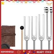 [Redpowderyan.] Tuning Forks for Healing Set 128Hz 432Hz 512Hz 528Hz Weighted & Unweighted Frequency