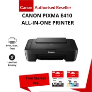 Canon PIXMA E410 Ink Efficient E Series Printer PrintCopyScan Included Ink Set