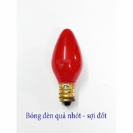 10 altar light bulbs (chili), 3w filament