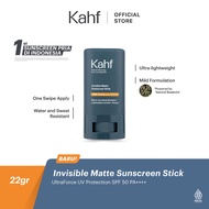 KAHF Invisible Matte Sunscreen Stick SPF 50 PA++++ 22 g - Men's Matte Sunscreen Stick Facial Treatme