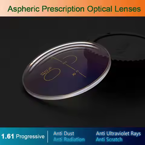Hotony 1.61 Index Digital Free-form Progressive Aspheric Optical Eyeglasses Prescription Lenses AR-C