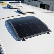 Perfk High Performance 130W Portable Solar Panel No Grid Line Design Flexible Solar Panel Low Light