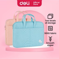 Deli Laptop Bag Foam Protection Waterproof Fabric (For 16" Laptop)