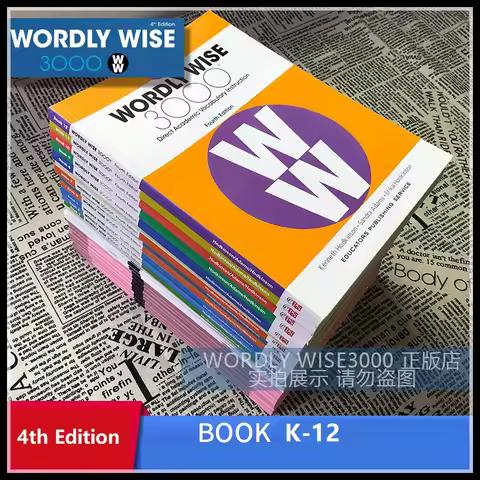 WORDLY WISE 3000 Book Split Sale K-12 IELTS TOEFL English Word Vocabulary Expansion Textbook Test Bo
