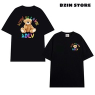 Adlv t-shirt with colored letters AD08 BZIN STORE