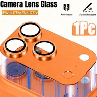 1pc Metal Tempered Glass Camera Screen Full Protective Cover For Phone 17 Pro Max 17 Pro Strong Adso