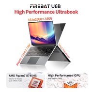 （One-year warranty）FIREBAT U6B 16-inch Laptop, AMD Ryzen 7 8745H, 16GB RAM, 512GB SSD, AMD Radeon 78