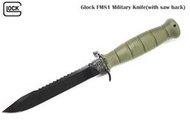 【angel 精品館 】GLOCK 葛拉克FM 81軍用刺刀 (軍綠柄) 電著塗裝(EDP)12184