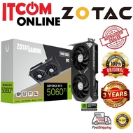 ZOTAC NVIDIA RTX5060TI 16GB GDDR7 128BIT TWIN EDGE OC GRAPHIC CARD BLK/WHT