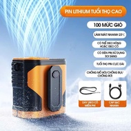 Quạt Mini Đeo Hông F83 | Máy Lạnh Cá Nhân | Sạc Dự Phòng | Đèn Pin Tiện Dụng | 10 Mức Gió Cực Mát