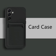 For Galaxy A36 A26 A56 Phone Case Card Slot Lens Cover Soft Silicone Shockproof for Samsung Galaxy A